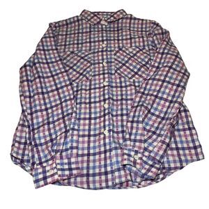 Deadstock 1980s NWT Cheryl Tiegs Plaid Shirt Size 8 -Vintage Sears 1987, USA